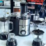 ابمیوه گیری حرفه ای 4 کاره بوش گلو استیل جدید