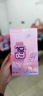 ساعت هوشمند WS X18 Mini همراه با هندزفری و ست زنانه - Image 4