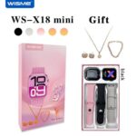 ساعت هوشمند WS X18 Mini همراه با هندزفری و ست زنانه - Image 3
