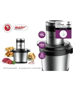 خردکن مایر مدل MR499 ظرفیت ۱۰ لیتر تمام استیل - Image 3