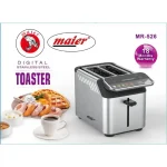 توستر نان دو تایی دیجیتال تمام استیل لمسی حرفه‌ای مایر آلمان مدل 526 - Image 2