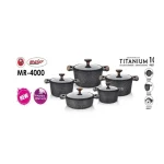 سرویس قابلمه 10 تیکه تیتانیوم برند مایر کد 4000
